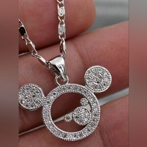 Disney Silver Mickey Mouse Necklace